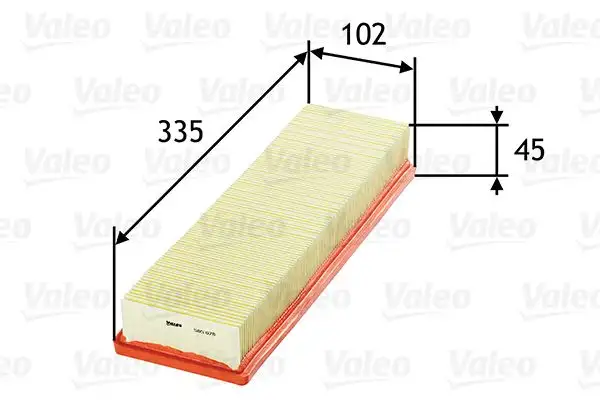 VALEO 585078 Hava Filtresi resmi
