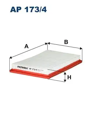 FILTRON AP173/4 Hava Filtresi 1378061M00000 resmi