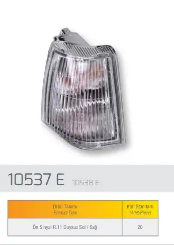 FARBA 10538D Sinyal Lambası (Sağ) 7701366193 resmi