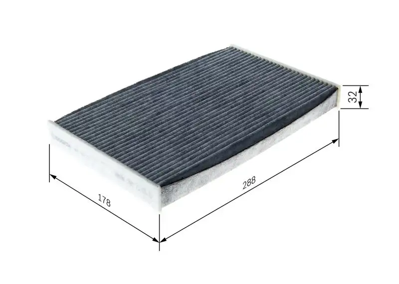 BOSCH 1987435591 Polen Filtresi (Karbonlu) 9815106780 resmi