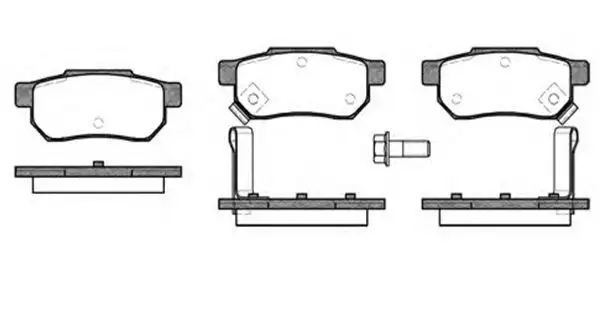 MGA 55317 Arka Fren Balatası 06022SP8000 resmi