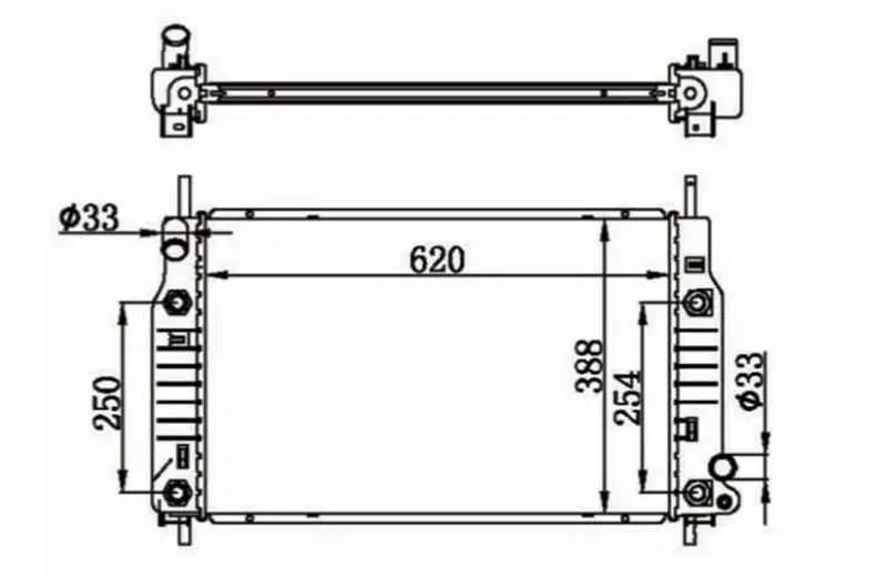 MGA 80555 Radyatör ME97BB8005BA resmi