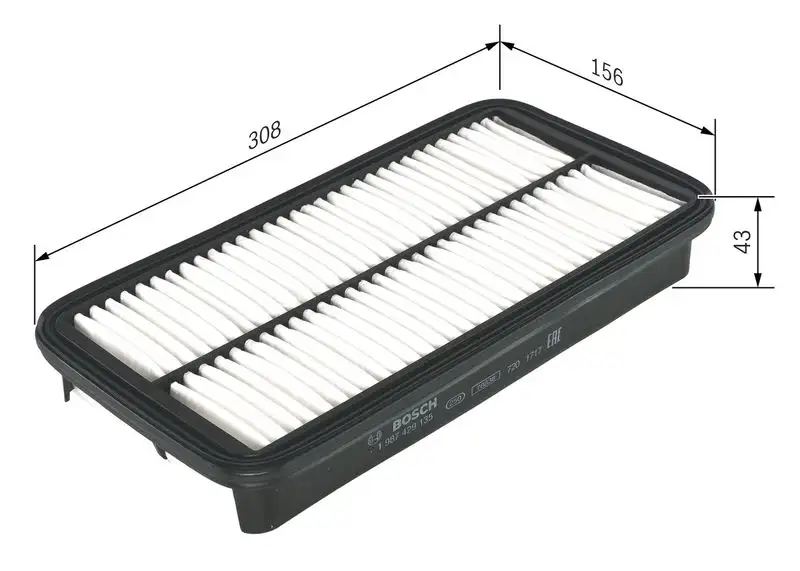 BOSCH 1987429135 Hava Filtresi resmi