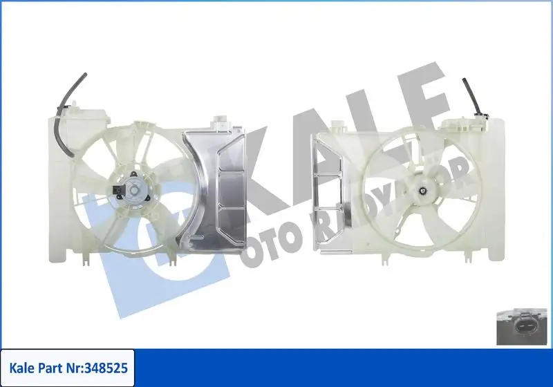 KALE 348525 Fan Motoru 163600Q040 resmi
