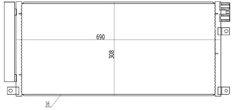 ORIS COP568016 Klima Radyatörü 95026328 resmi