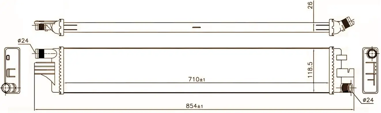 ORIS BRN903026 Turbo Radyatörü resmi