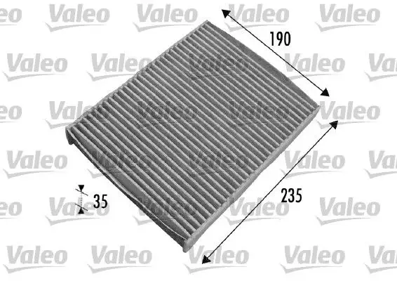 VALEO 698693 Polen Filtresi (Karbonlu) resmi