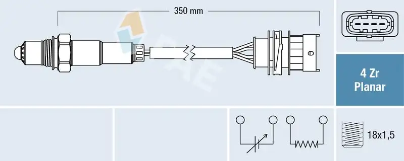 FAE 77498 Oksijen Sensörü 55568668 resmi