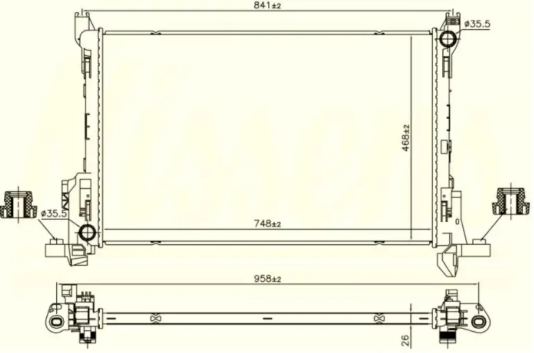 ORIS BRN902026 Radyatör resmi