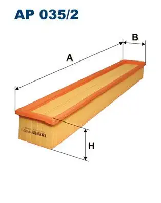 FILTRON AP035/2 Hava Filtresi A1110940304 resmi