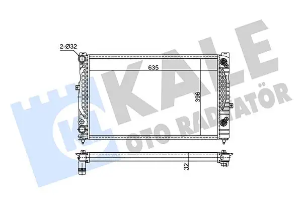 KALE 349240 Radyatör resmi
