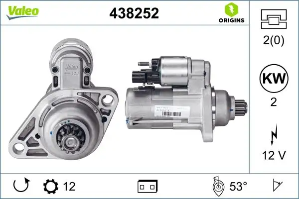 VALEO 438252 Marş Motoru AM911023L resmi