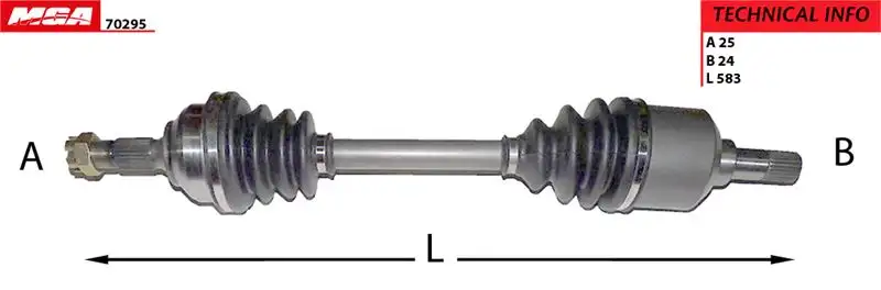 MGA 70295 Ön Aks (Sol) 32720J resmi