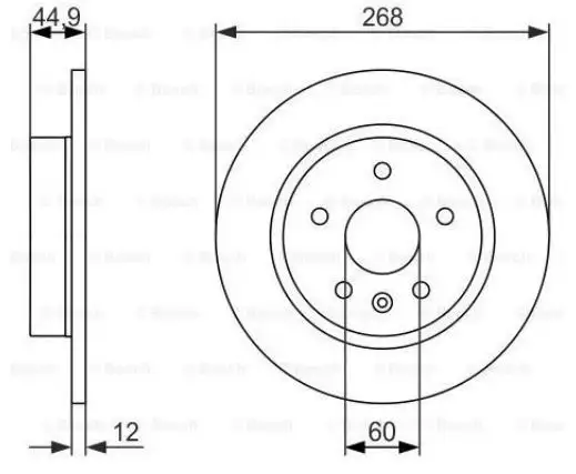 MGA 50461 Arka Fren Diski 569074 resmi