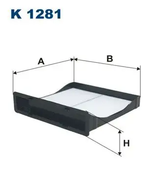 FILTRON K1281 Polen Filtresi 72880FG0009P resmi