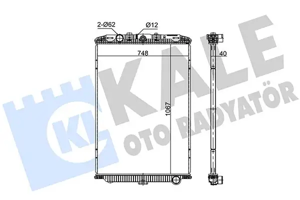 KALE 349450 Radyatör resmi