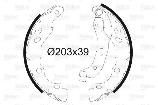 VALEO 562810 Arka Fren Balatası resmi