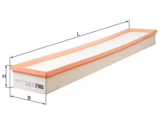 MAHLE LX3772 Hava Filtresi 97011022001 resmi