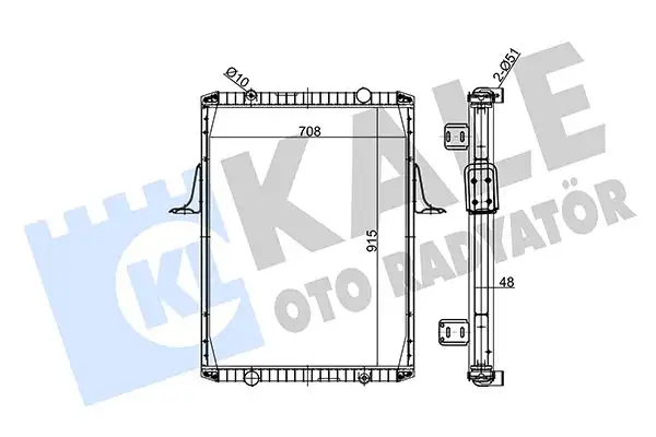 KALE 349535 Radyatör resmi