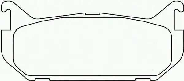 MGA 55351 Arka Fren Balatası GAYE2643ZC resmi