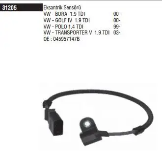 DODUCO 31205 Eksantrik Sensörü 045957147D resmi