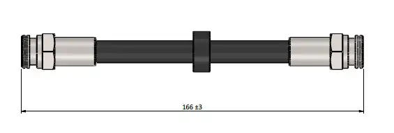 CAVO C900501A Arka Fren Hortumu 6N0611775A resmi