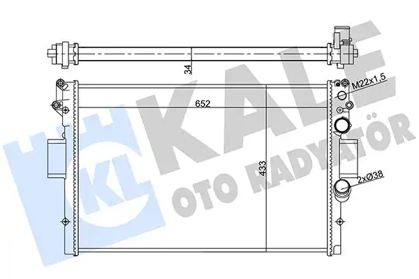 KALE 356420 Radyatör resmi