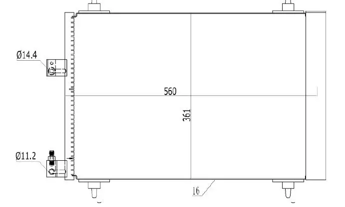 MGA 82299 Klima Radyatörü 6453FH resmi
