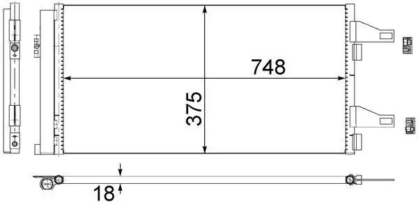 MAHLE AC363000S Klima Radyatörü resmi