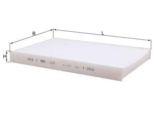 MAHLE LA93 Polen Filtresi 8E0819439 resmi