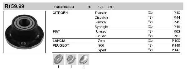 SNR TGB40189S04 Arka Poyra resmi