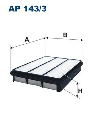 FILTRON AP143/3 Hava Filtresi 1780150040 resmi