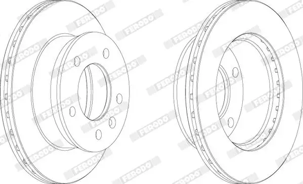 FERODO FCR153A Ön Fren Diski resmi
