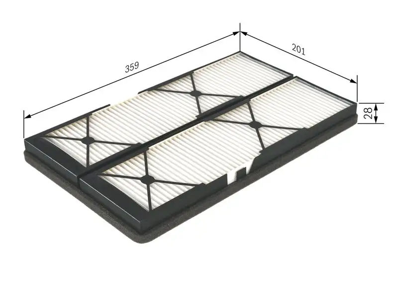 BOSCH 1987432044 Polen Filtresi resmi