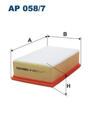 FILTRON AP058/7 Hava Filtresi resmi