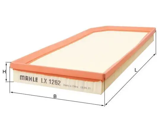 MAHLE LX1262 Hava Filtresi 6F133843A resmi
