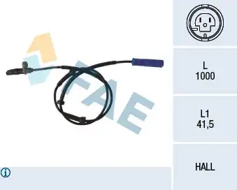 FAE 78076 ABS Hız Sensörü (Arka) resmi