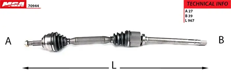 MGA 70944 Ön Aks (Sağ) resmi