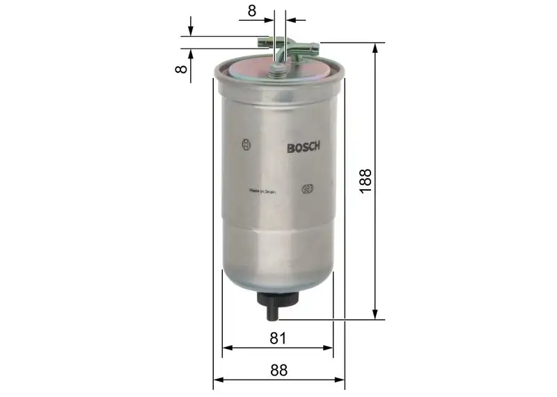 BOSCH 0450906442 Yakıt Filtresi resmi