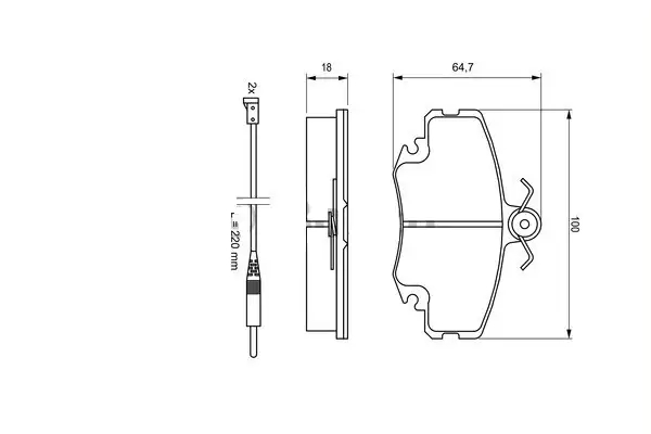 MAGNETI MARELLI 323700000100 Ön Fren Balatası resmi
