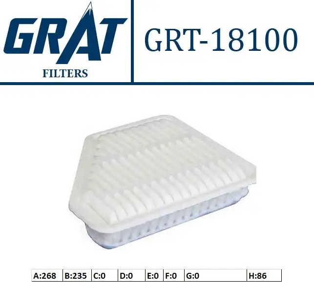 GRAT 18100 Hava Filtresi 178010R030 resmi