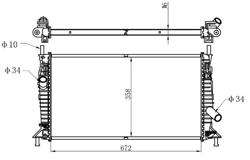 ORIS BFR501016 Radyatör resmi