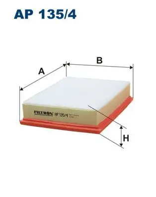 FILTRON AP135/4 Hava Filtresi 8200602361 resmi