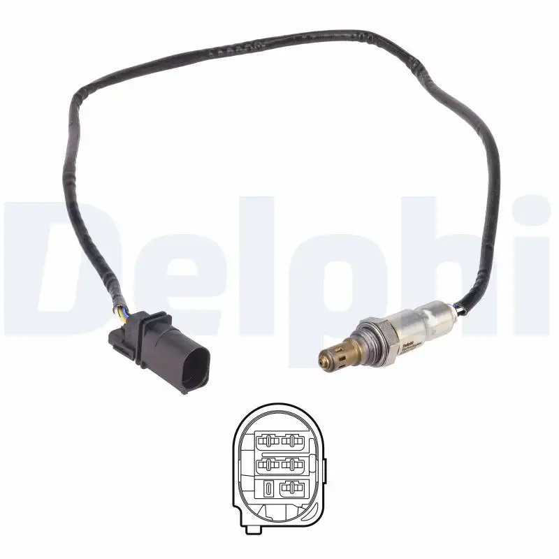 DELPHI ES21182-12B1 Oksijen Sensörü 8W0906265D resmi