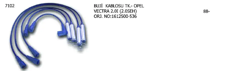 ÜNÜVAR 7102 Buji Kablosu resmi