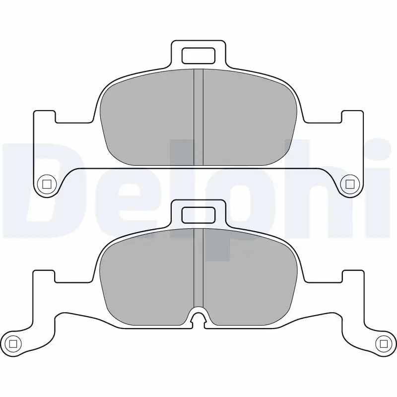 DELPHI LP3239 Ön Fren Balatası resmi