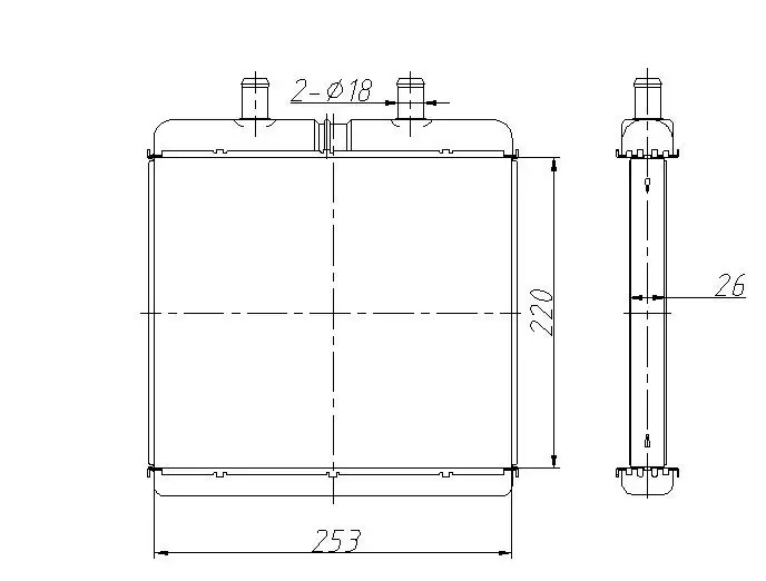MGA 80771 Kalorifer Radyatörü 42564485 resmi