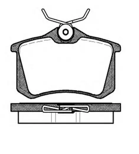 MGA 55400 Arka Fren Balatası 440605839R resmi
