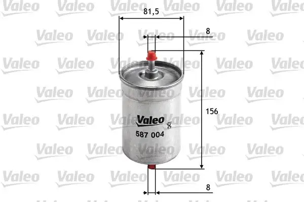 VALEO 587004 Yakıt Filtresi resmi