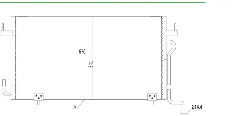 MGA 82247 Klima Radyatörü 6455Y2 resmi